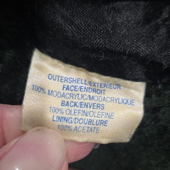 Vintage Green Faux Fur Coat - Picture 4 of 7